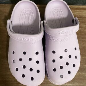 Lavender Crocs | sz.9